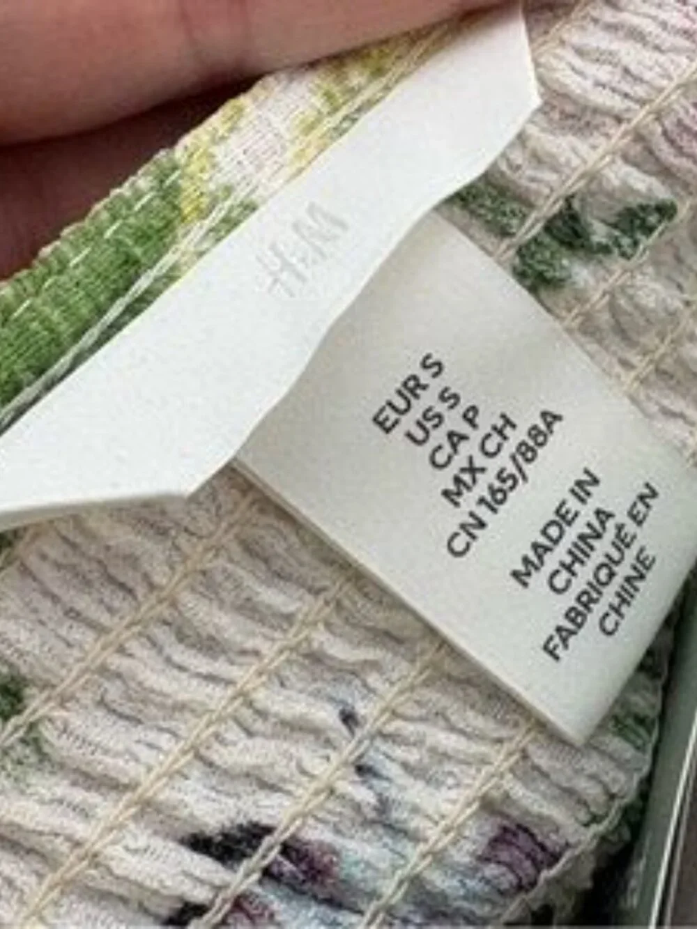 Floral Smocked Waist Puff Sleeve Mini Dress Cottagecore Garden Party - Picture 6 of 6